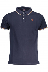 Blue Cotton Polo Shirt