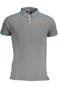 Gray Cotton Polo Shirt