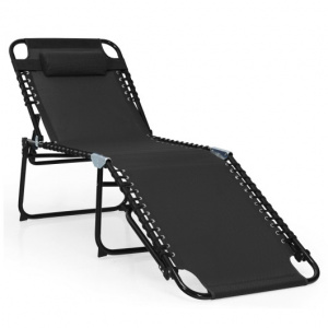 Reclining camping chair with footrest / best reclining camping chair