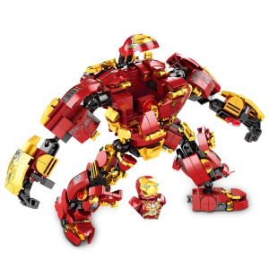 Superheroes Avengers Iron Man Hulkbuster Steel Mecha Action Figures Building Blocks Classic Movie Model Bricks Toys For Kid Gift