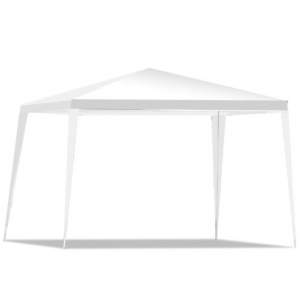 Spacious 10/10 Ft Weather Resistan Outdoor  Canopy Tent with Strong Steel Poles 
