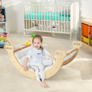 2-in-1 Arch Rocker with Soft Cushion for Toddlers - Additional Image