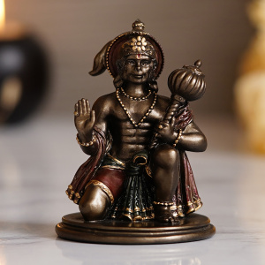 Lord Hanuman Cold Cast Bronze Resin Decorative Figurine