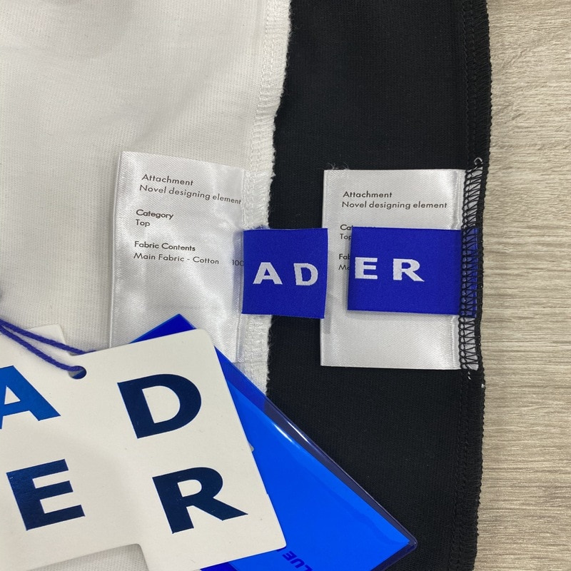 ADER ERROR T shirt 2021 Men Women Diagonal Cracked Pocket