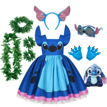 lilo and stitch birthday dress Stitch Birthday Outfit Girl, Personalized 6th Tutu Set, Custom Name Shirt,  Toddler Dress