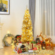 Unlit Slim Pencil Christmas Tinsel Tree