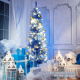 Unlit Pencil Slim Artificial Christmas Tree