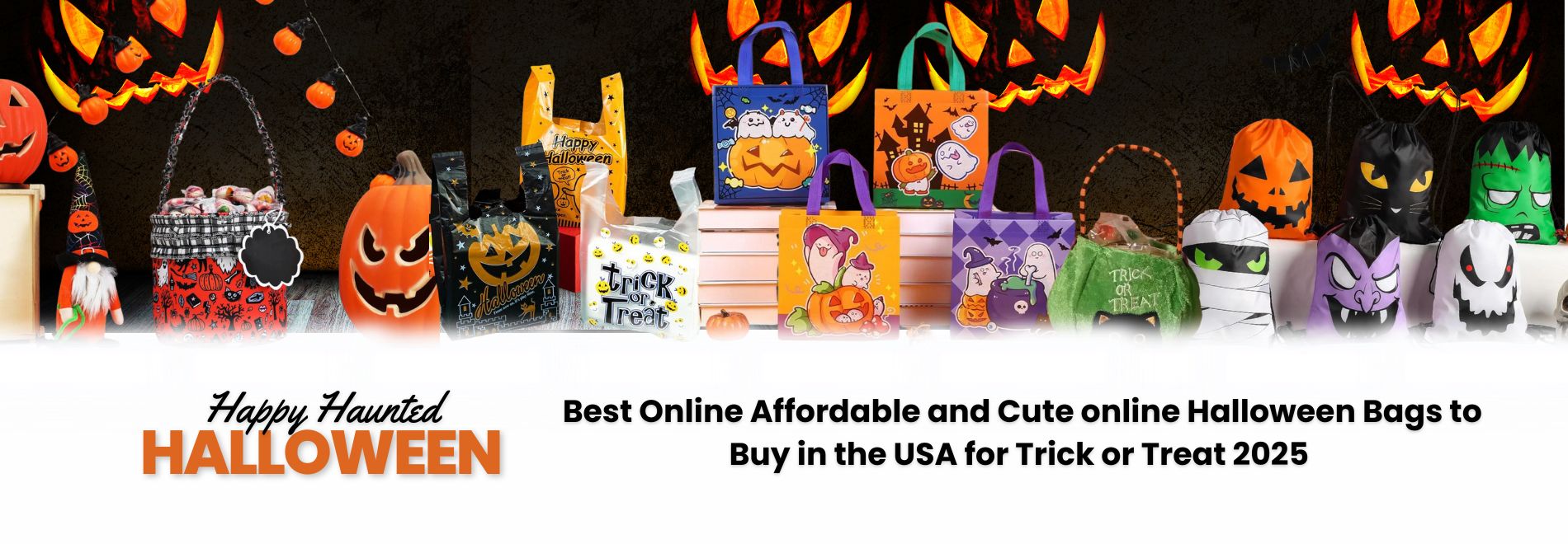 Best Online Affordable and Cute online Halloween Bags to Buy in the USA for Trick or Treat 2025